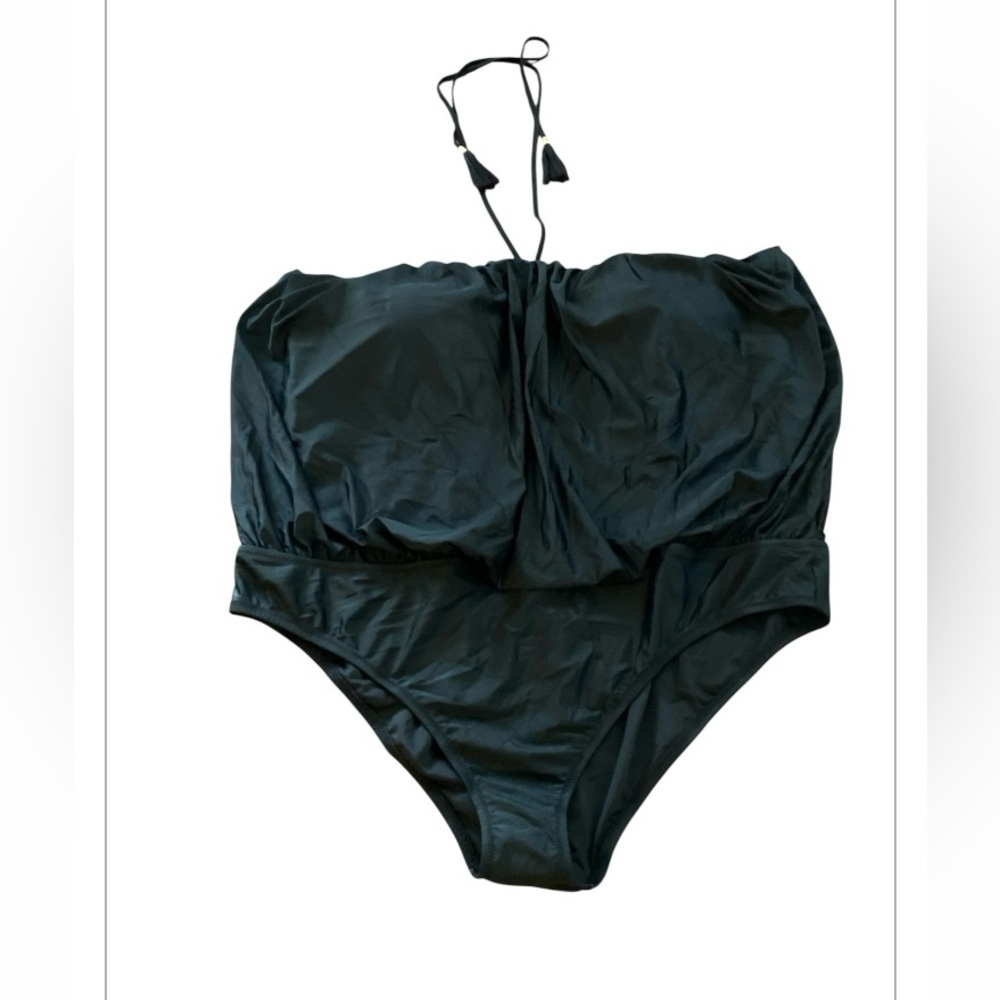 J. Crew Dark One Piece Swimsuit